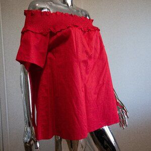 HD in Paris Blouse, Red, Medium